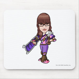 Pie Faerieland Staff Player Mouse Pad