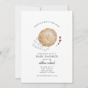 Pie Fall Autumn Baby Shower Invitations