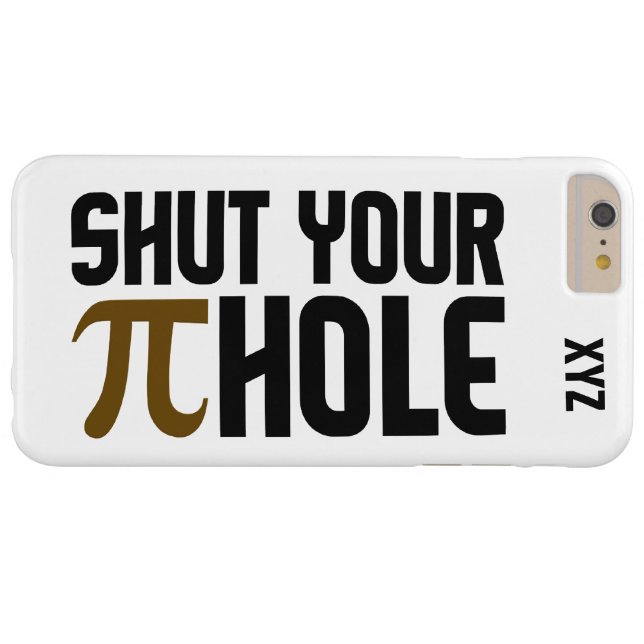 "Pie Hole" custom monogram cases (Back Horizontal)