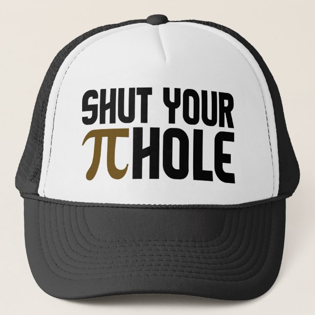 "PIE HOLE" TRUCKER HAT (Front)