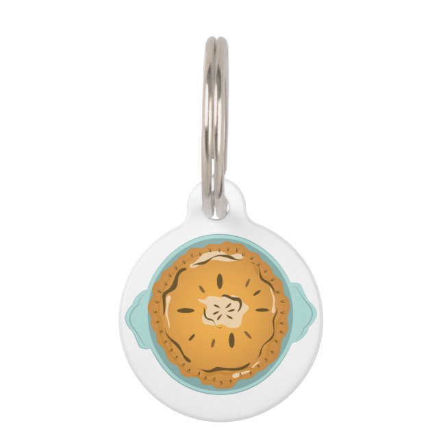 Pie In Pan Pet ID Tag (Front)