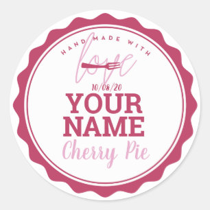 Pie Label Kitchen Sticker