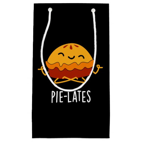 Pie_lates Funny Food Pie Pun Dark BG Small Gift Bag