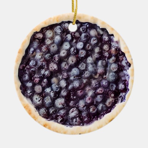 Pie Like You Berry Much   Funny Food Pun Ceramic Ornament
