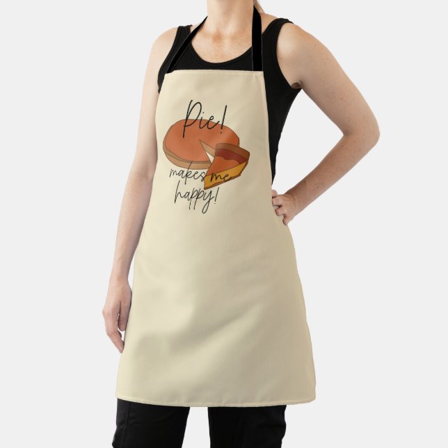Pie Makes Me Happy Apron (Insitu)