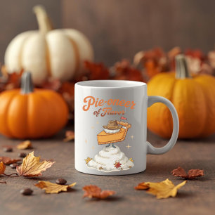 Pie-oneer of Flavor - Pumpkin Pie Thanksgiving Coffee Mug