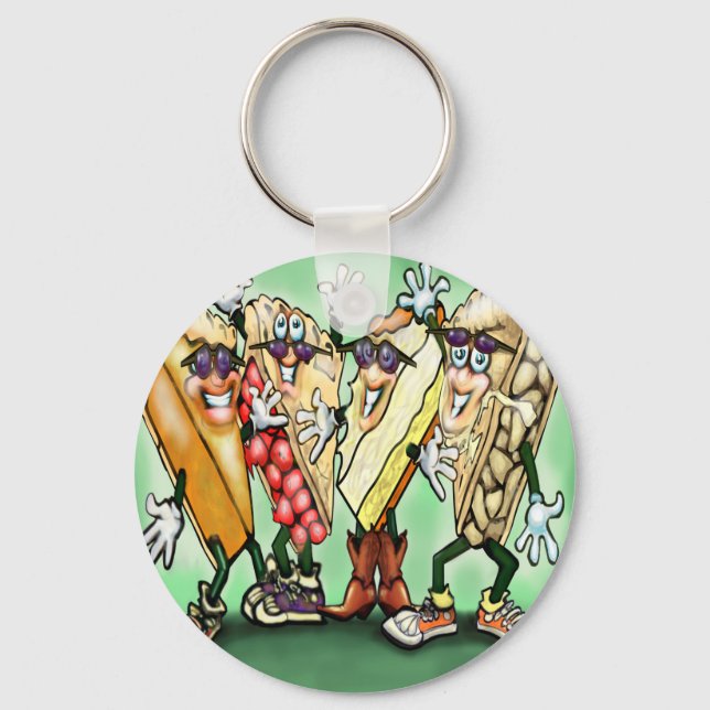 Pie Party Keychain (Front)