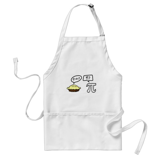 Pie & Pi Adult Apron (Front)