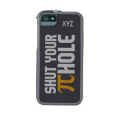 "Pie (pi) Hole" custom monogram cases (Back)