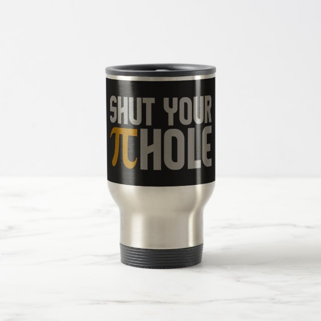 "Pie (pi) Hole" custom mugs (Center)