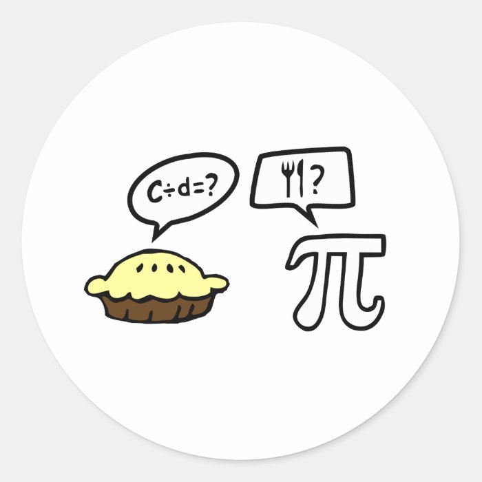 Pie & Pi Stickers