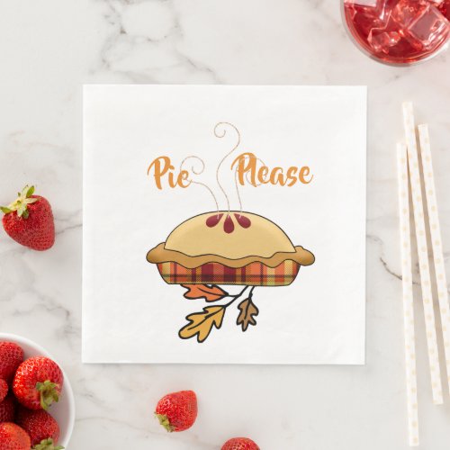 Pie Please  Apple Pie Paper Dinner Napkins