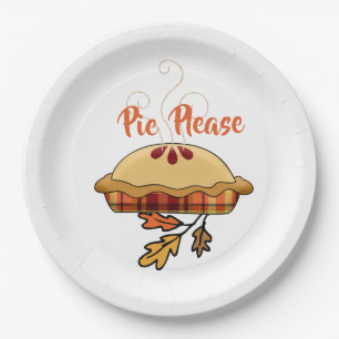 Pie Please   Apple Pie   Thanksgiving Holiday Paper Plates