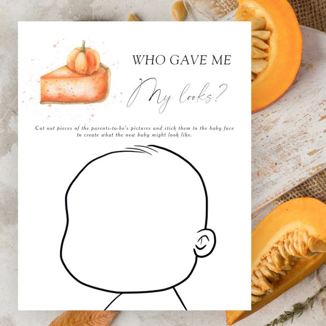 Pie pumpkin - Who gave me my looks baby game (Creator Uploaded)