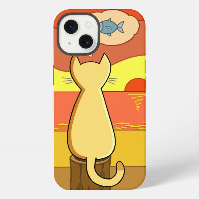 Pie’s Fishy Idea Iphone Case (Back)