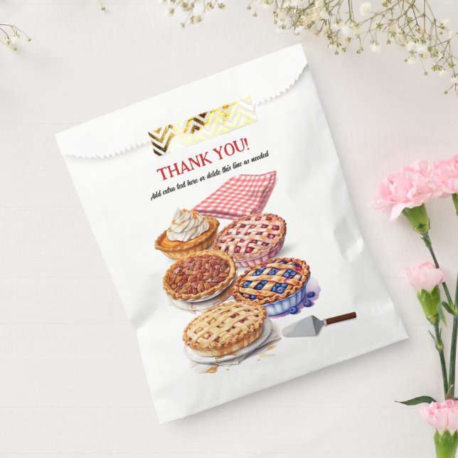 Pie Sharing Night Party  Favor Bag (Sealed)