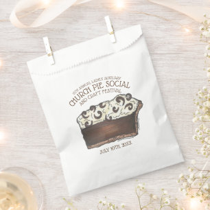 Pie Social Pi Day Party Dessert Bake Sale Slice Favor Bag