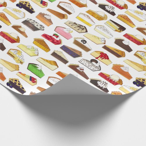 Pie Social Pi Day Slices Bake Sale Dessert Food Wrapping Paper