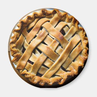 Pie with a Fancy Crust Magnet
