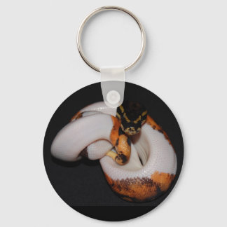 Piebald Ball Python Keychain