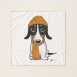 Piebald Dachshund Cute Hipster Dog Scarf<br><div class="desc">This hipster dog scarf is a fun accessory for any season. Makes a perfect gift for Piebald Dachshund moms. Check out Jenn’s Doodle World for more dog breed themed accessories and gifts.</div>