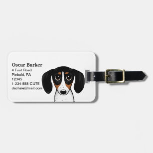 Favorite brand luggage tags Dog,Cartoon Beagle Puppy Holder Travel Accessories 