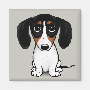Piebald Dachshund Cute Puppy Dog Magnet