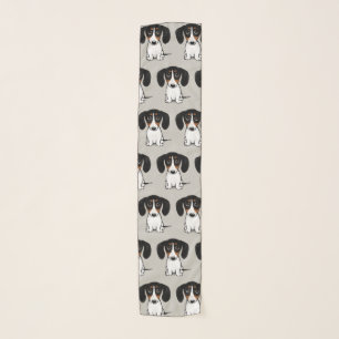 Piebald Dachshund Cute Puppy Dog Patterned Scarf