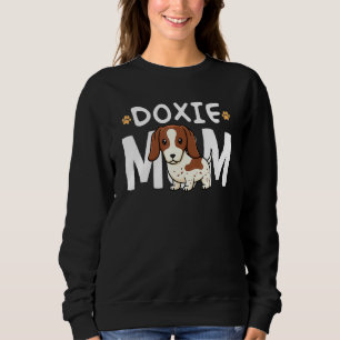 Piebald Dachshund Mom Doxie Mama Dog Sweatshirt