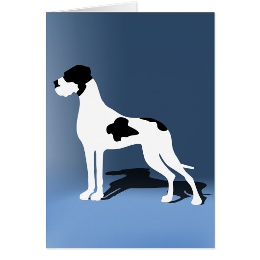 Piebald Great Dane Cards (Front)