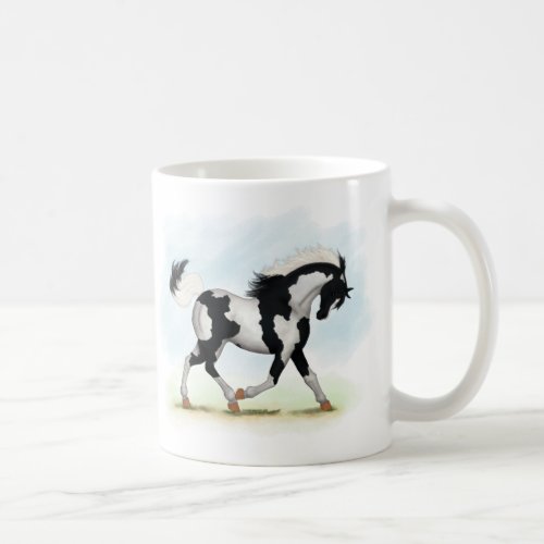 Piebald Overo Pinto Horse Coffee Mug