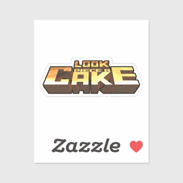 piece a cake sticker (Sheet)