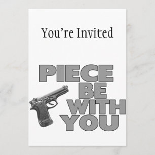 Piece Be With You Invitation