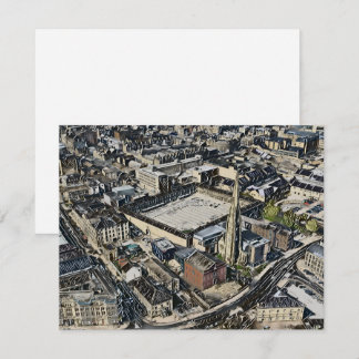 Piece Hall & Square Church Spire, Halifax Art Note Card