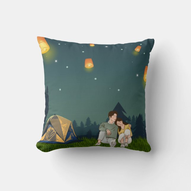 Piece of art, best gift for your partner throw pillow (Front)