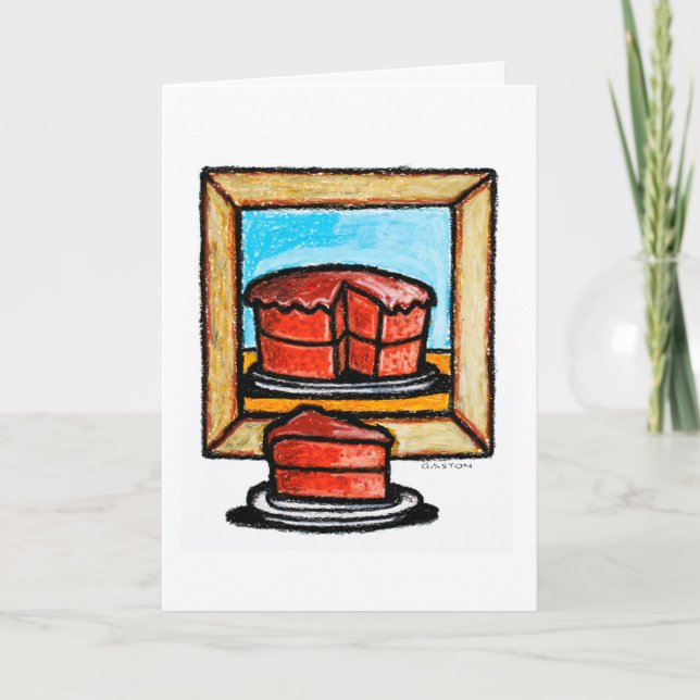 Piece Of Art Birthday Card from Denis Gaston Art (Front)