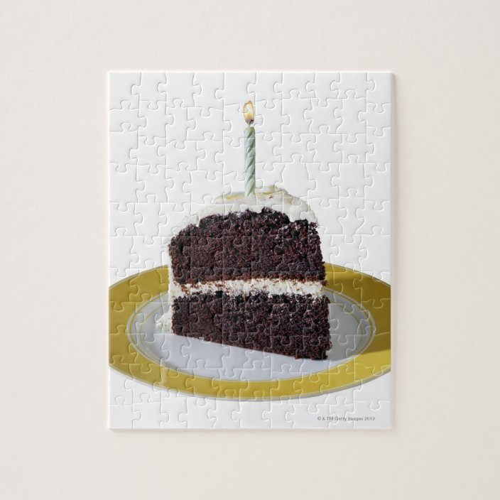 Piece of Birthday Cake Jigsaw Puzzle
