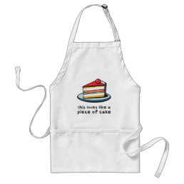 Piece of Cake Adult Apron