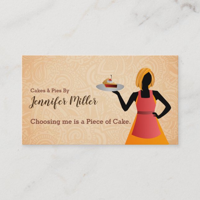 Piece of Cake business cards (Front)