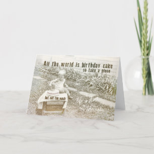 PIECE OF CAKE Greeting Card