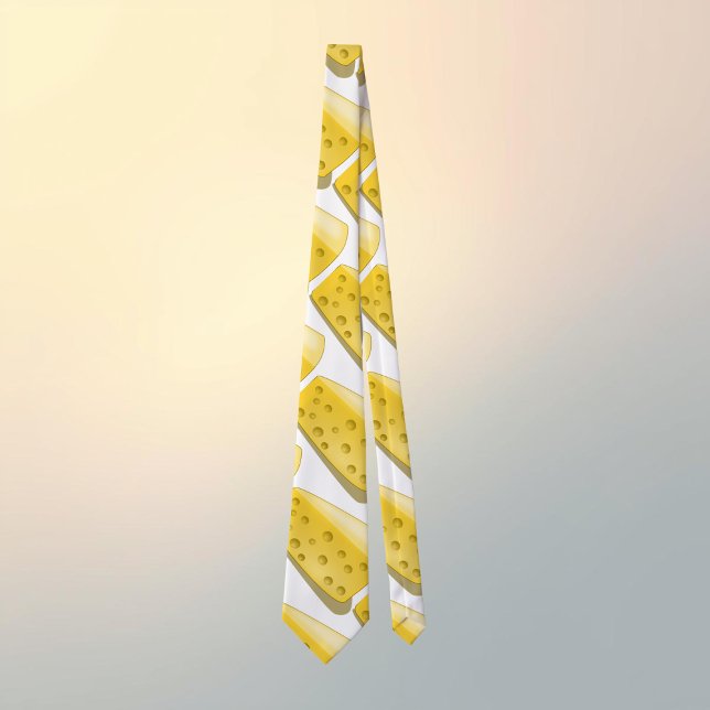 Piece of cheese pattern neck tie (Creator Uploaded)