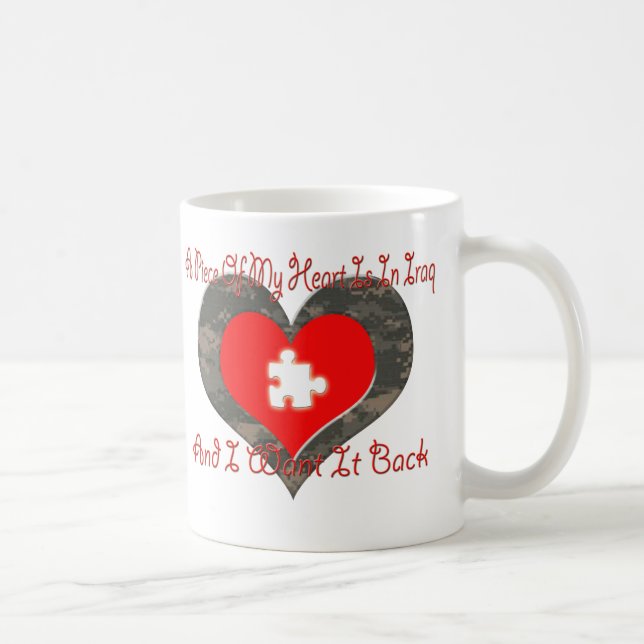 Piece of heart in iraq Mug (Right)