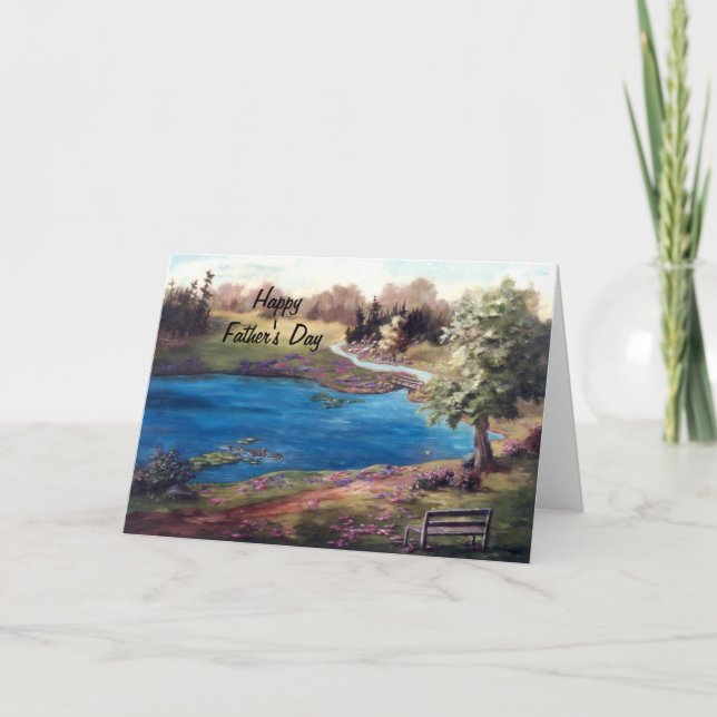 Piece of Heaven Father's Day Card (Front)