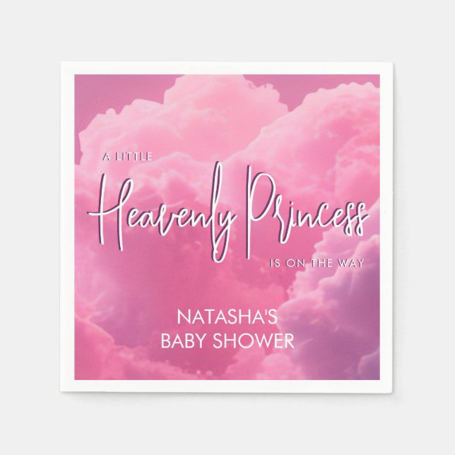 Piece of Heavenly Princess Dreamy Magical  Napkins (Front)