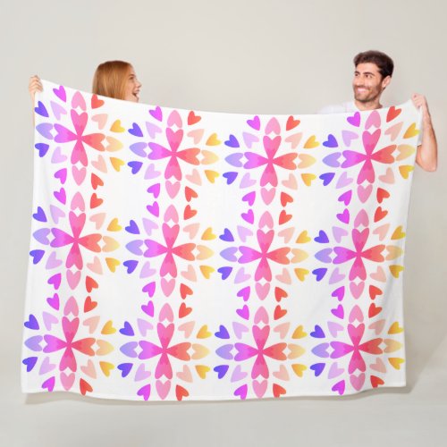 Piece of My Heart 'Faith,' 60 x 80 Fleece Blanket