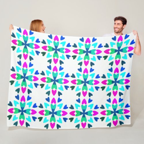 Piece of My Heart 'Hope,' 60 x 80 Fleece Blanket