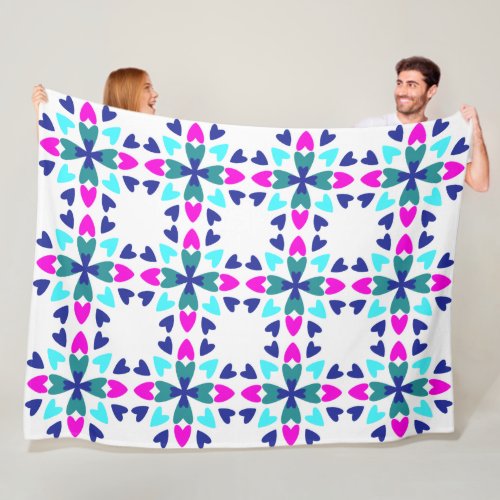 Piece of My Heart 'Joy,' 60 x 80 Fleece Blanket