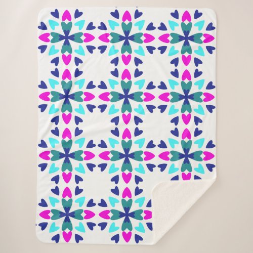 Piece of My Heart 'Joy', 60 x 80 Sherpa Blanket