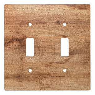 piece of old wood light switch cover