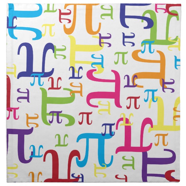 Piece of the Pi Cloth Napkin (Front)